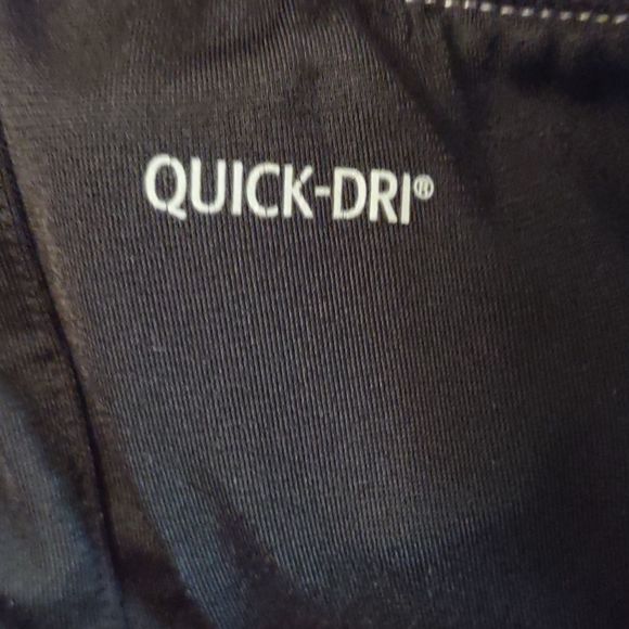 Xersion Women's size S gray black trim drawstring sweatpants zip ankle quick dry - Picture 8 of 8